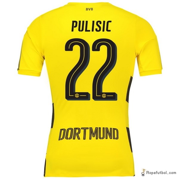 Camiseta Borussia Dortmund Replica Primera Ropa Pulisic 2017/18